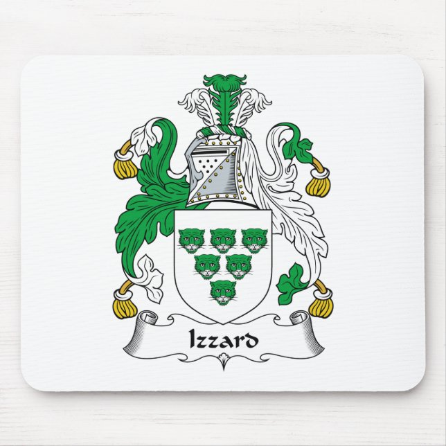 Izzard Familienwappen Mousepad (Vorne)