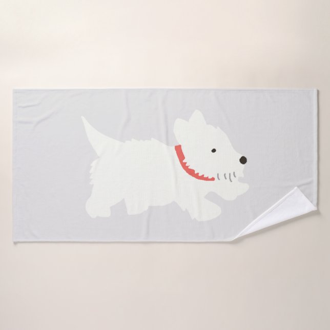 Izzie Der Westie Badhandtuch Set (Badehandtuch)