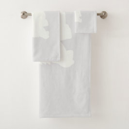 Izzie The Westie Badhandtuch Set