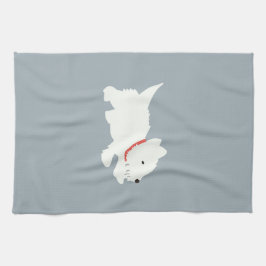 Izzie The Westie Geschirrtuch