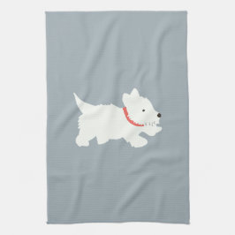 Izzie The Westie Geschirrtuch