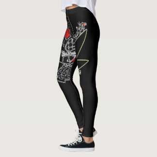 Izzumman Womens Apparel Leggings Black
