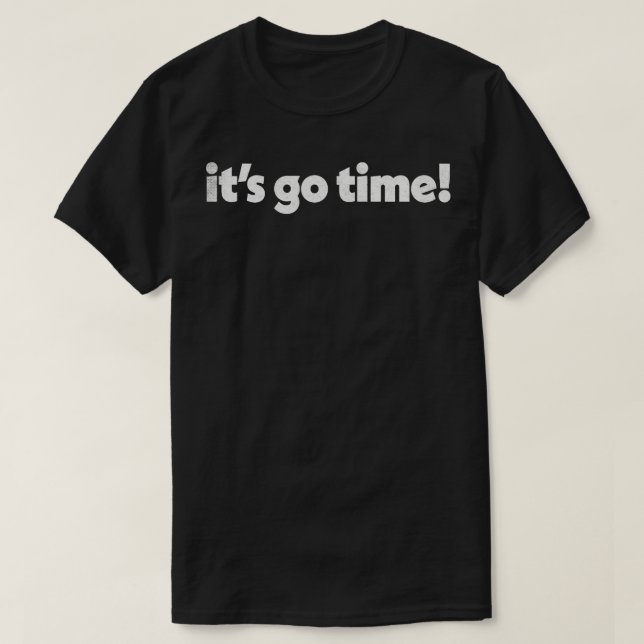 Izzy Mandelbaum Quote Tribute Izzy GO TIME T-Shirt (Design vorne)