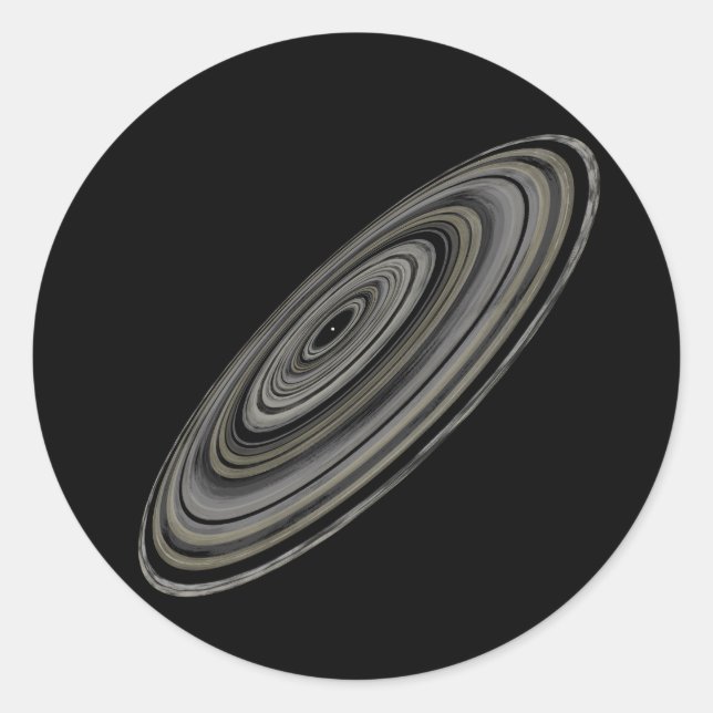 J1407 b (1SWASP J140747.93-394542.6 b) Runder Aufkleber (Vorderseite)