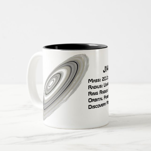 J1407 b (1SWASP J140747.93-394542.6 b) Zweifarbige Tasse (Vorderseite Links)