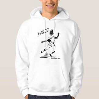 j2a heftig! Mädchen-Fußball-Sweatshirt Hoodie