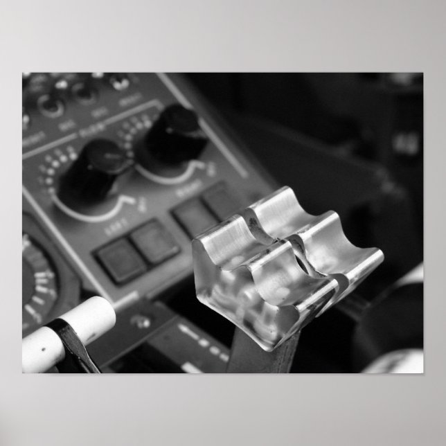 J41 Levers B&W Poster (Vorne)