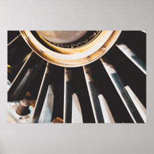 J58 Jet Motor Fan - SR-71 Blackbird, A-12, YF-12 Poster