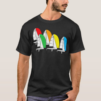 J70 Sailboats Racing T-Shirt