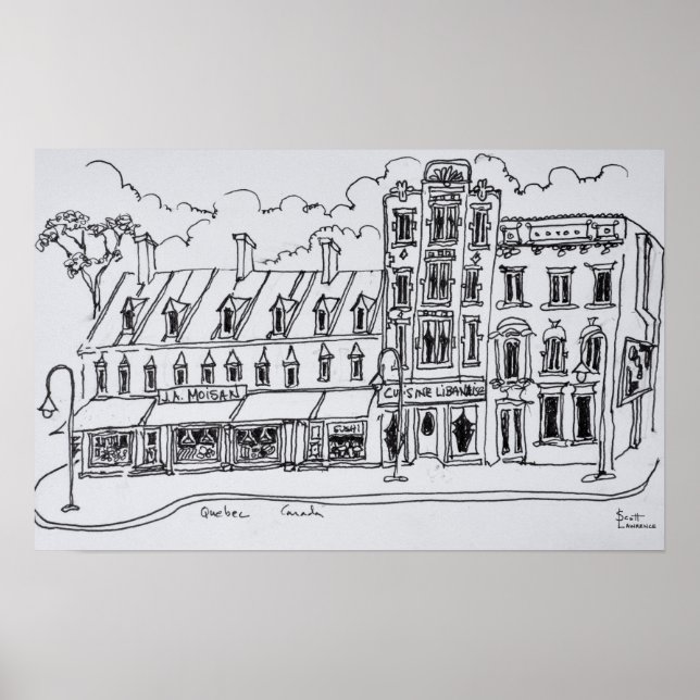 J.A. Moisan Grocery Store | Kanada Poster (Vorne)