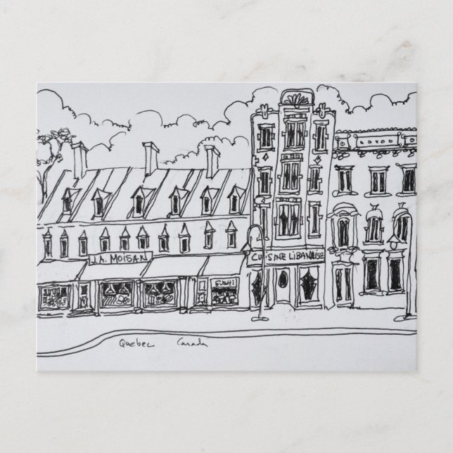J.A. Moisan Grocery Store | Kanada Postkarte (Vorderseite)