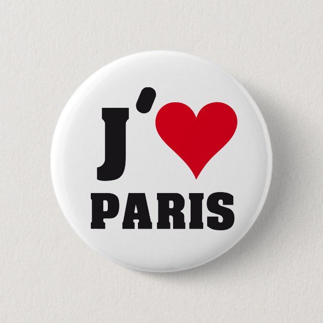 J´AIME PARIS BUTTON (Vorderseite)