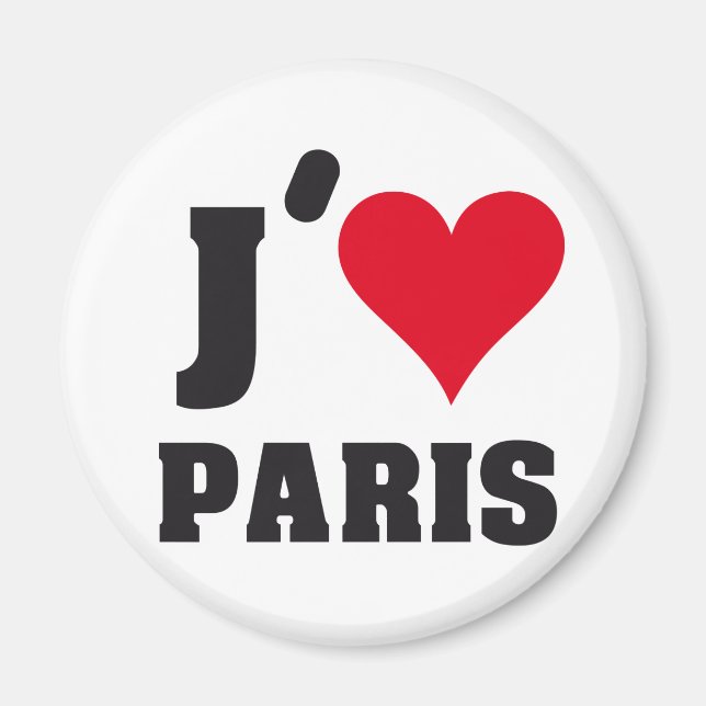J´AIME PARIS MAGNET (Vorne)