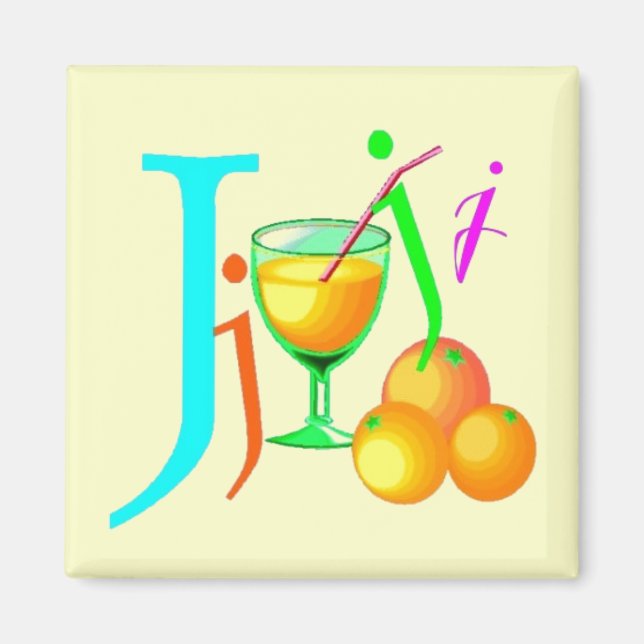 J - Alphabet Magnet (Vorne)