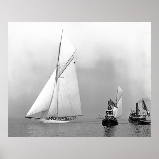 J-Boote und Tugs Poster (Vorne)