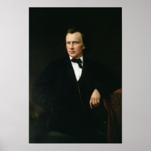 J. Brahms, c. 1860 Poster