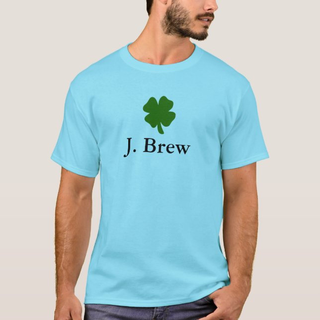 J. Brew-Kleeblatt-T - Shirt (Vorderseite)