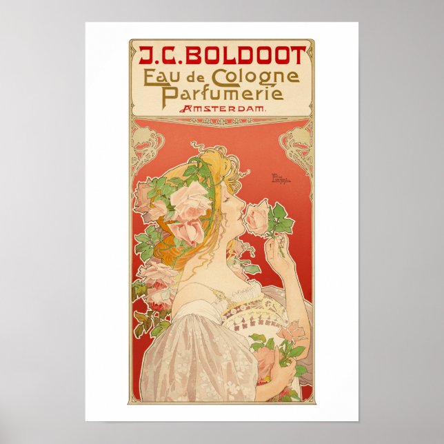 J.C. Boldoot Eau de Köln Poster (Vorne)