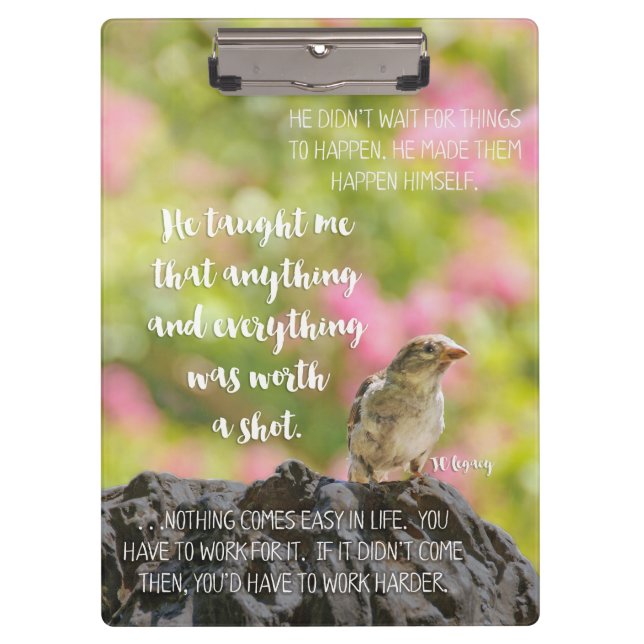 J.C. Legacy Bird Park Klemmbrett (Vorderseite)