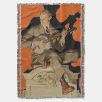 J.C. Leyendecker Banjo-Spieler 1920 Art Deco Kunst