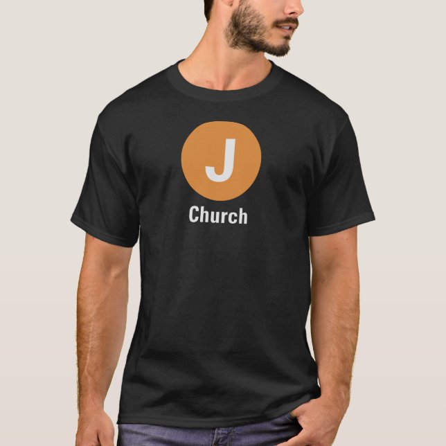 J Church Dark T - Shirt (Vorderseite)