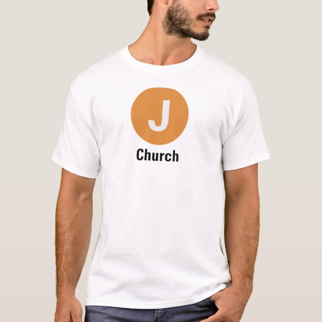 J Church Light T-Shirt (Vorderseite)