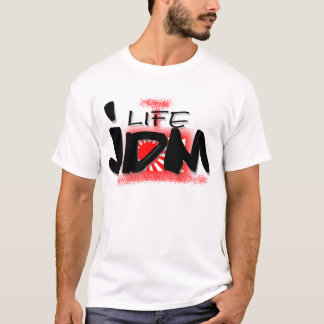 J.D.M. Leben-Rot T-Shirt