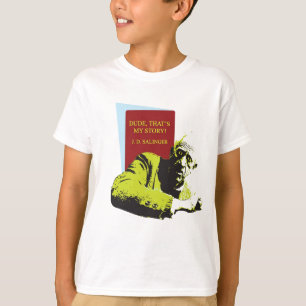 J.D. Salinger Fänger in der Rye-Pop-Kunst T-Shirt