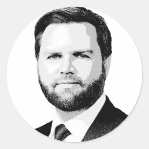 J.D. VANCE RUNDER AUFKLEBER