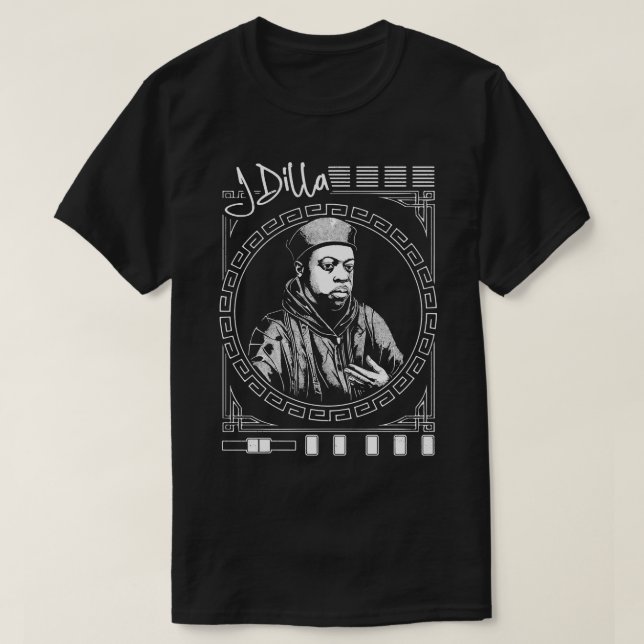 J Dilla 90s Hip Hop Design T-Shirt (Design vorne)