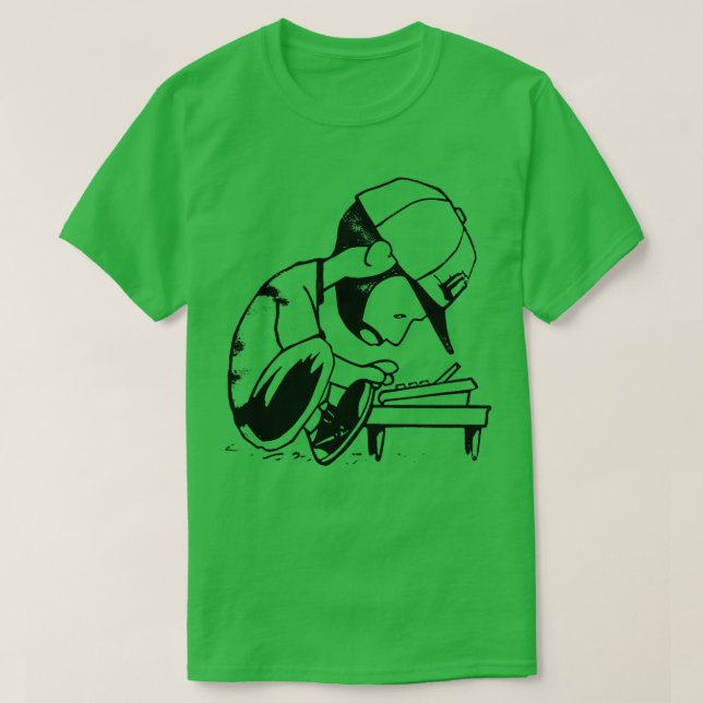 J Dilla Sketch Hat T-Shirt (Design vorne)