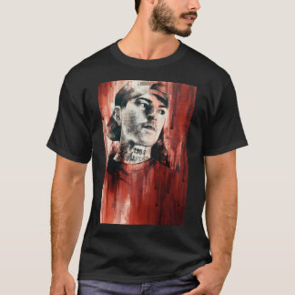 J-Dog von Hollywood Undead malt Panic-Grafiken T-Shirt