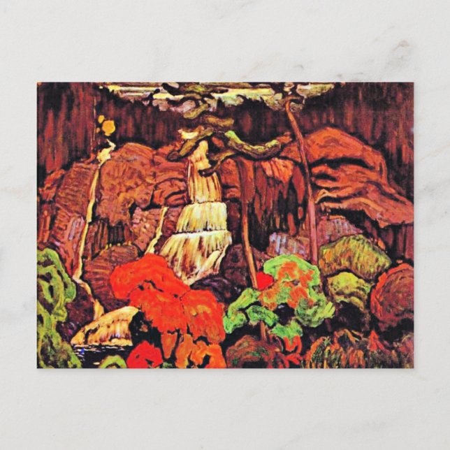 J.E.H. MacDonald - Algoma Waterfall, Postkarte (Vorderseite)