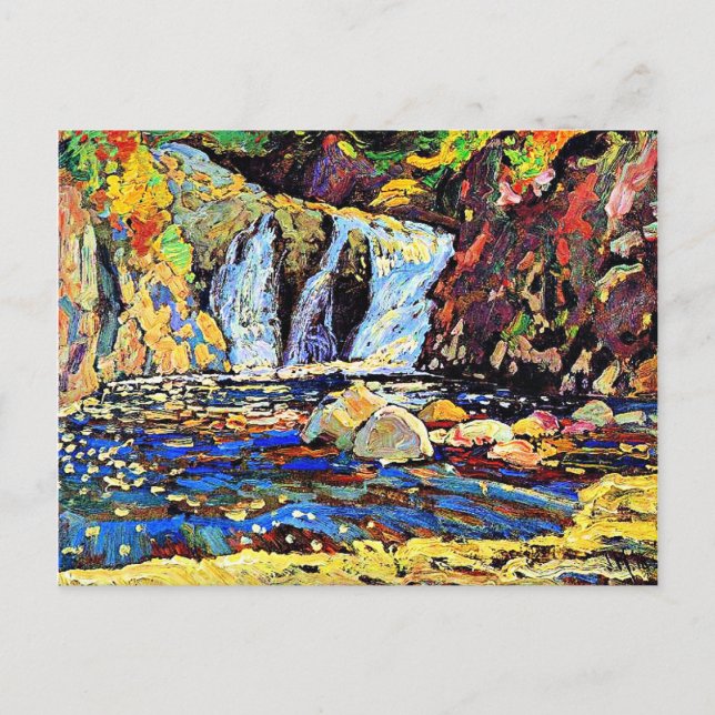 J.E.H. MacDonald - The Little Falls sketch, 1918 Postkarte (Vorderseite)