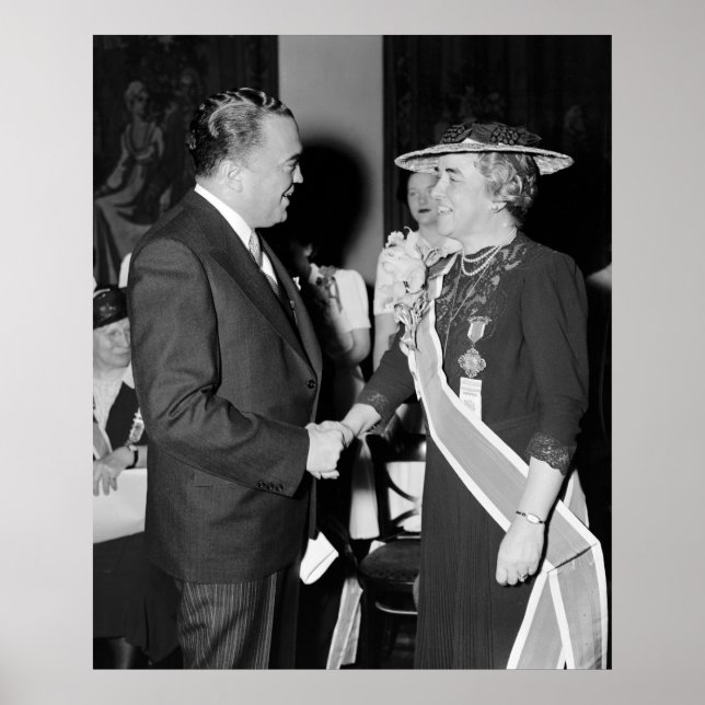 J. Edgar Hoover, 1940 Poster (Vorne)