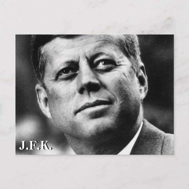 J.F.K. Postkarte (Vorderseite)