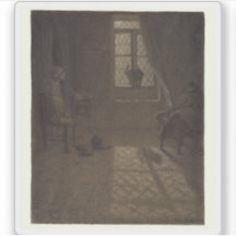 J.F. Millet - Le Chat (Die Katze am Fenster)