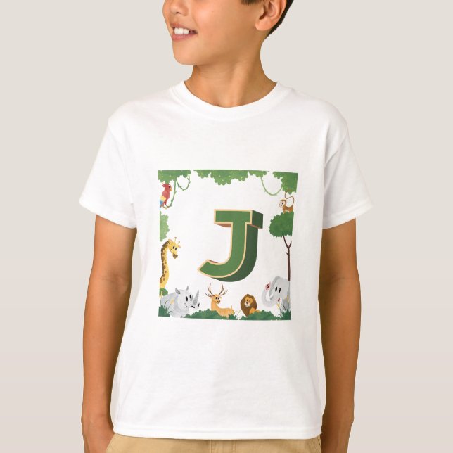 J for Jungle T-Shirt (Vorderseite)