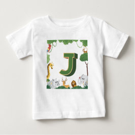 J für Dschungel Baby T-shirt