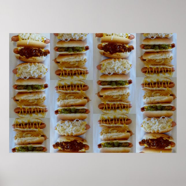 J&G Texas Weiner Hot Dog Poster (Vorne)