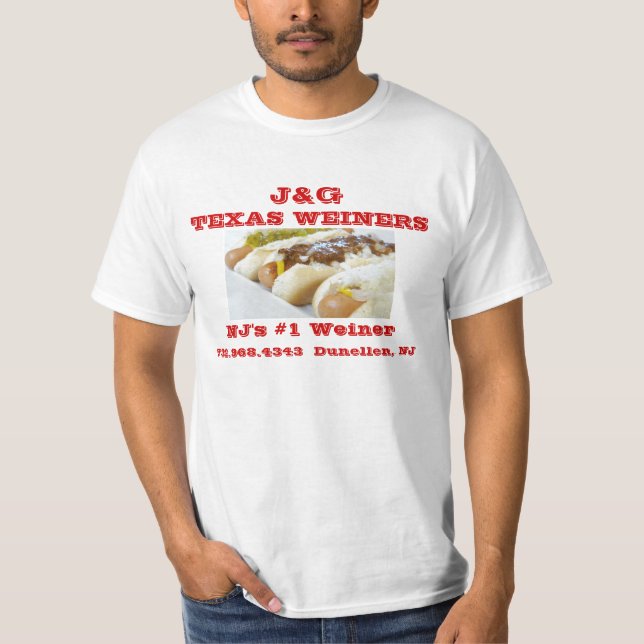 J&G Texas Weiners - Chili-Hund - #1 Weiner NJS T-Shirt (Vorderseite)