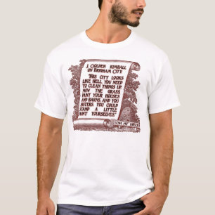 J. Goldenes Kimball Zitat auf Brigham Stadt, Utah T-Shirt