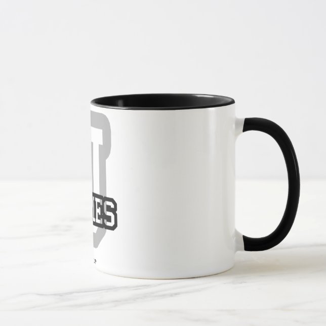 J ist für James Tasse (Rechts)