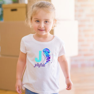 J ist für Jellyfish: Reise in den Ozean Kleinkind T-shirt