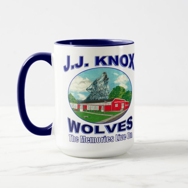 J.J. Knox Fire 50-jährige Tasse (Links)