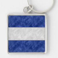 J Juliet Watercolor Nautical Signal Maritime Flag