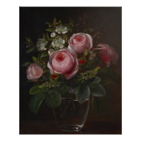 J.L. Jensen - Rose und Tree Anemones in einem ...