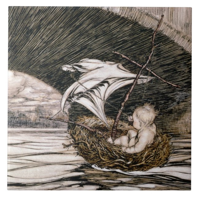 J.M. Barrie |, ', das er unter die Brücke führte Fliese (Vorderseite)