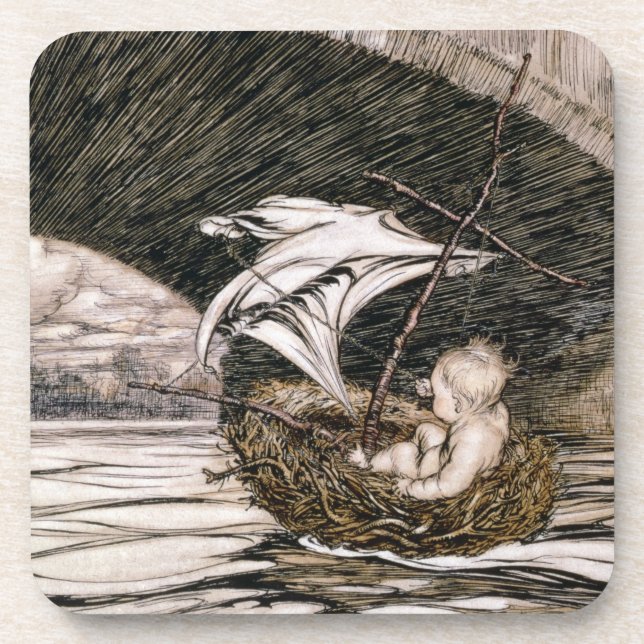 J.M. Barrie |, ', das er unter die Brücke führte Getränkeuntersetzer (Vorderseite)