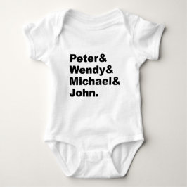J.M. Peter Pan| Peter Wendy Michael John Baby Strampler